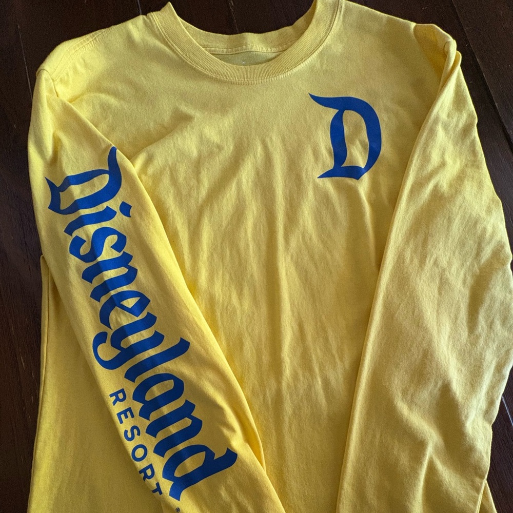 Disneyland Resort Yellow Long sleeve Tee